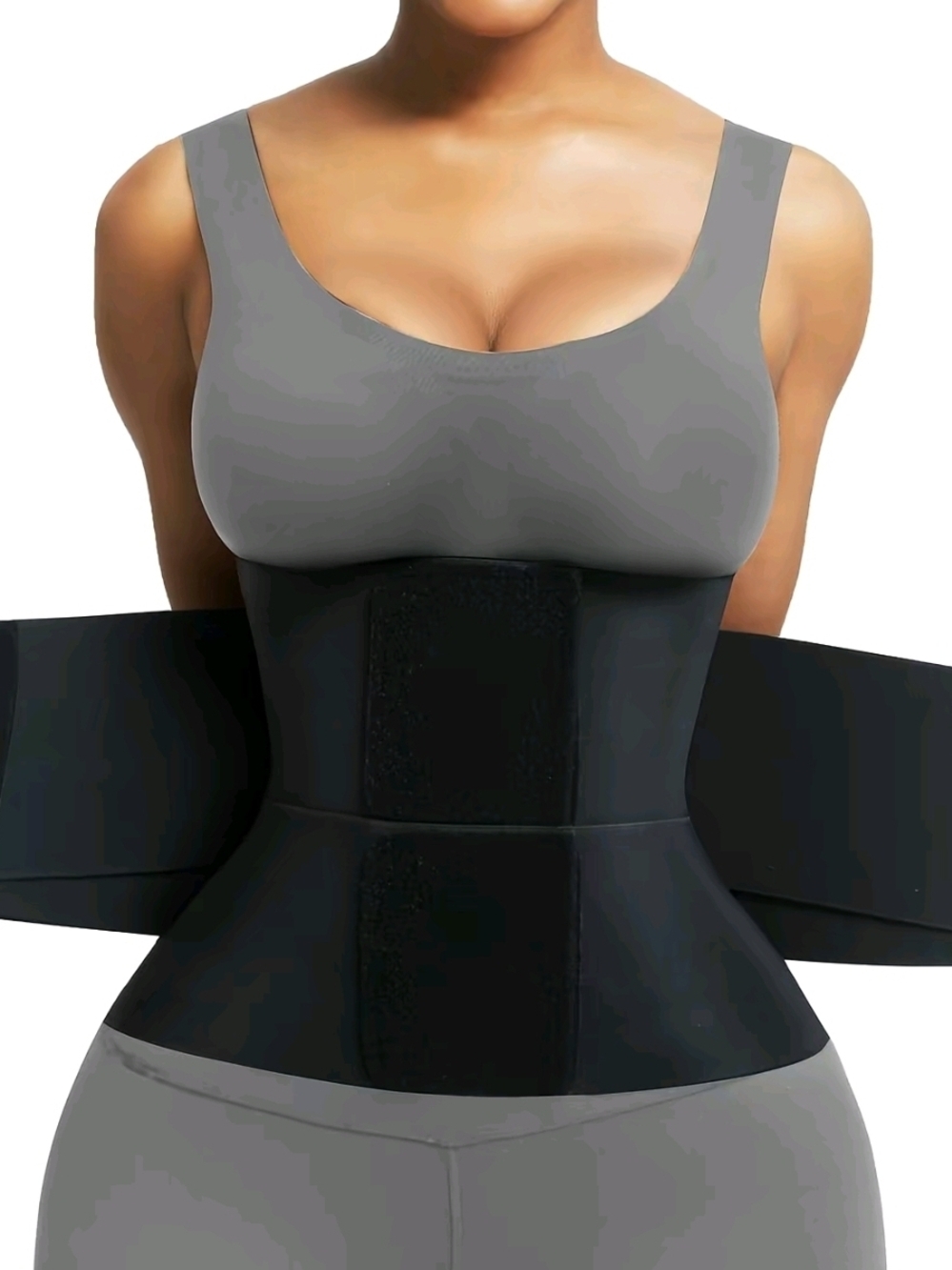 Black Waist Slimming Trainer Belt - Women Shapewear